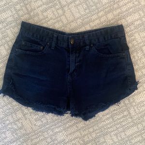 Free people denim shorts